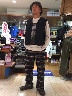 「Blundstone（ブランドストーン）のBlundstone/ブランドストーン　ｻｲﾄﾞｺﾞｱﾌﾞｰﾂ Men's（ブーツ）」を使った、funatoさん（メンズ・166cm）の秋コーディネート