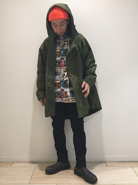 「Blundstone（ブランドストーン）のBlundstone/ブランドストーン　ｻｲﾄﾞｺﾞｱﾌﾞｰﾂ Men's（ブーツ）」を使った、funatoさん（メンズ・166cm）の秋コーディネート