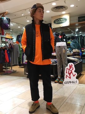 「BEAVER ORIGINAL（ビーバーオリジナル）のアイテム」を使った、funatoさん（メンズ・166cm）の秋コーディネート