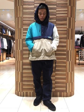 funatoさん（メンズ・166cm）の冬コーディネート