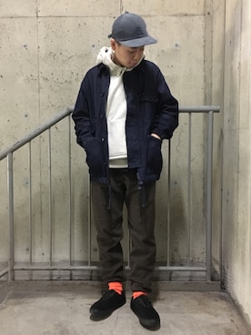 funatoさん（メンズ・166cm）の冬コーディネート