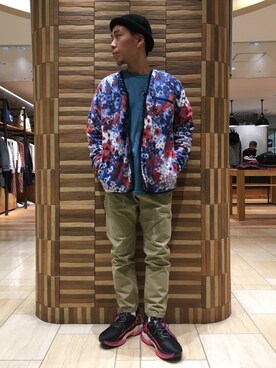 「ボヘミアンズ」｜「アイテム（Tシャツ/カットソー）」を使った、funatoさん（メンズ・166cm）の冬コーディネート