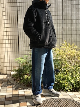 「BEYOND（ビヨンド）のアイテム（ジャケット/アウター）」を使った、funatoさん（メンズ・166cm）の冬コーディネート
