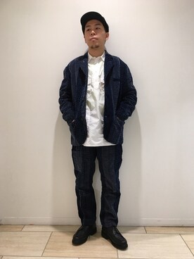 「and wander」｜funatoさん（メンズ・166cm）の冬コーディネート