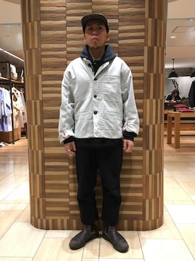 funatoさん（メンズ・166cm）の冬コーディネート