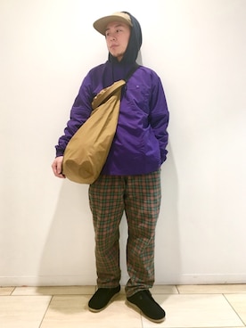 「COMFY（コンフィー）のアイテム」を使った、funatoさん（メンズ・166cm）の冬コーディネート