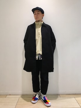 funatoさん（メンズ・166cm）の冬コーディネート