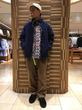「MANASTASH（マナスタッシュ）のアイテム（ジャケット/アウター）」を使った、funatoさん（メンズ・166cm）の冬コーディネート