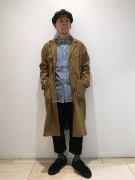 「MANASTASH（マナスタッシュ）のアイテム（ジャケット/アウター）」を使った、funatoさん（メンズ・166cm）の冬コーディネート