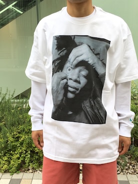 「BEAVER ORIGINAL（ビーバーオリジナル）のアイテム」を使った、funatoさん（メンズ・166cm）の春コーディネート