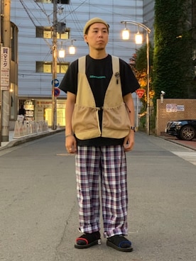 funatoさん（メンズ・165cm）の夏コーディネート