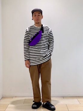 「kiruna（キルナ）のアイテム」を使った、funatoさん（メンズ・166cm）の夏コーディネート