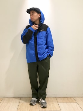 「WILD THINGS（ワイルドシングス）のアイテム（マウンテンパーカー）」を使った、funatoさん（メンズ・166cm）の秋コーディネート