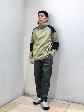 「SUBU（スブ）のアイテム（その他シューズ）」を使った、funatoさん（メンズ・166cm）の秋コーディネート