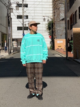 「CEASTERS（ケステル）のアイテム」を使った、funatoさん（メンズ・166cm）の秋コーディネート