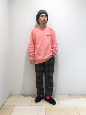 「CEASTERS（ケステル）のアイテム」を使った、funatoさん（メンズ・166cm）の冬コーディネート