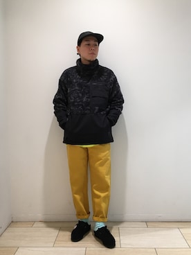 「ptarmigan（ターミガン）のアイテム」を使った、funatoさん（メンズ・166cm）の冬コーディネート