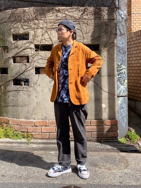 funatoさん(メンズ・166cm)の春コーディネート