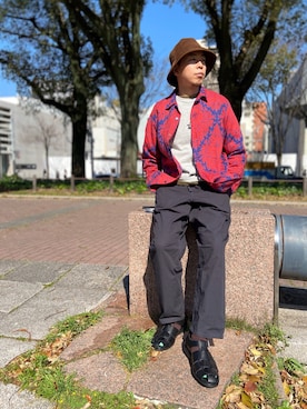 「TIGRE BROCANTE（ティグルブロカンテ）のアイテム（パンツ）」を使った、funatoさん（メンズ・166cm）の春コーディネート