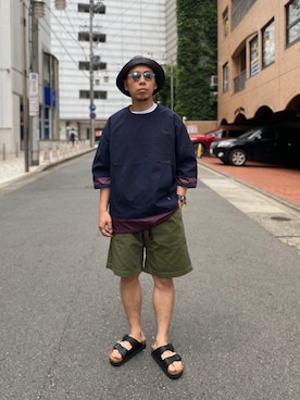 funatoさん（メンズ・166cm）の夏コーディネート