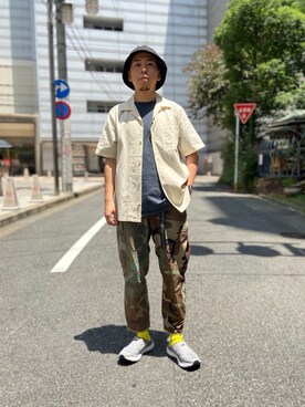 funatoさん（メンズ・166cm）の夏コーディネート