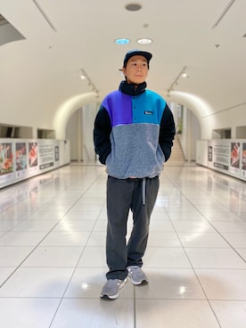 「BEAVER名古屋」｜「アイテム（ブルゾン）」を使った、funatoさん（メンズ・166cm）の秋コーディネート