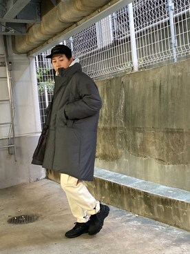 「SUB POP（サブポップ）のアイテム（トップス）」を使った、funatoさん（メンズ・166cm）の冬コーディネート