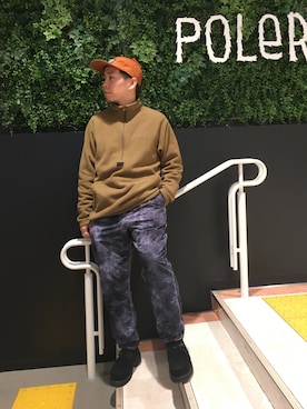 「チロリアンシューズ」｜「アイテム（ブルゾン）」を使った、funatoさん（メンズ・166cm）の冬コーディネート