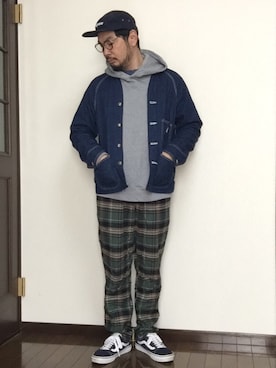 「キャルオーライン」｜ISOPさん（メンズ・170cm）の春コーディネート
