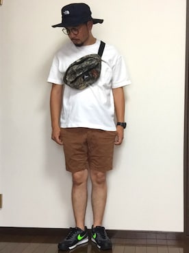「GREGORY（グレゴリー）のアイテム」を使った、ISOPさん（メンズ・170cm）の夏コーディネート
