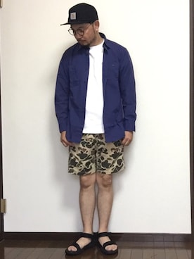 ISOPさん（メンズ・170cm）の夏コーディネート