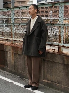 「BEAMS（ビームス）のアイテム（その他アウター）」を使った、BEAMSさん（メンズ・175cm）の秋コーディネート