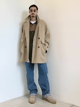 「BEAMS（ビームス）のアイテム（その他アウター）」を使った、BEAMSさん（メンズ・169cm）の秋コーディネート