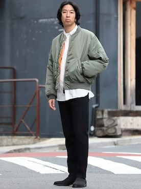 BEAMSさん（メンズ・178cm）の秋コーディネート