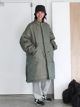 「BEAMS（ビームス）のアイテム（モッズコート）」を使った、BEAMSさん（メンズ・170cm）の秋コーディネート