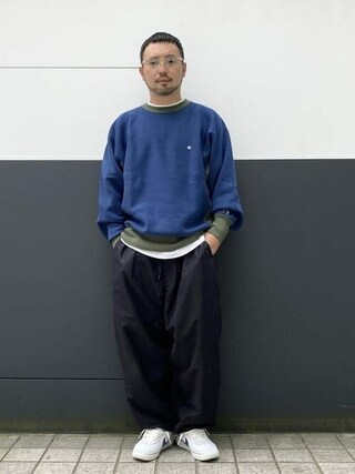 美品 BEAMS別注 チャンピオン リバースウィーブ スウェット L ネイビー BEAMS BOY（ビームスボーイ）の「Champion × BEAMS BOY / 別注