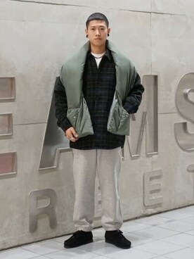 BEAMSさん（メンズ・171cm）の冬コーディネート