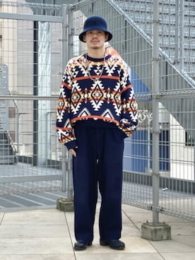 BEAMSさん（メンズ・169cm）の冬コーディネート