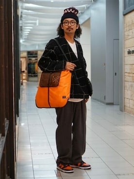 BEAMSさん（メンズ・183cm）の冬コーディネート