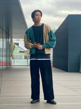 「ビームス別注」｜BEAMSさん（メンズ・178cm）の冬コーディネート