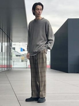 BEAMSさん（メンズ・182cm）の冬コーディネート