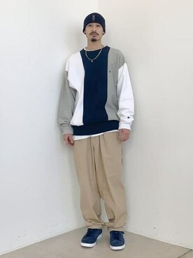 BEAMSさん（メンズ・169cm）の冬コーディネート