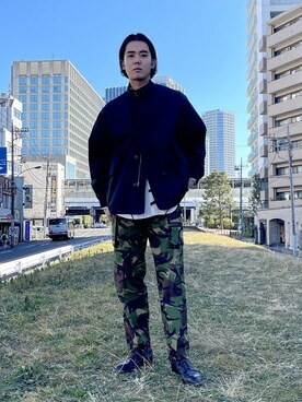 BEAMSさん（メンズ・179cm）の冬コーディネート