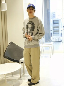 BEAMSさん（メンズ・178cm）の冬コーディネート