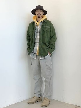 BEAMSさん（メンズ・169cm）の冬コーディネート