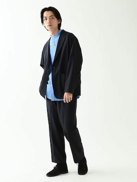 「BEAMS（ビームス）のアイテム（その他アウター）」を使った、BEAMSさん（メンズ・182cm）の冬コーディネート