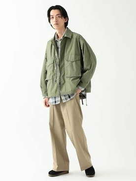 BEAMSさん（メンズ・182cm）の冬コーディネート