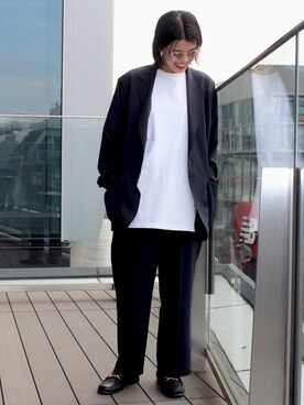 「BEAMS（ビームス）のアイテム（その他アウター）」を使った、BEAMSさん（レディース・170cm）の冬コーディネート