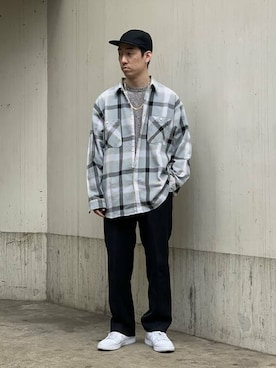 BEAMSさん（メンズ・176cm）の冬コーディネート