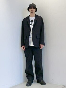 「BEAMS（ビームス）のアイテム（その他アウター）」を使った、BEAMSさん（メンズ・169cm）の春コーディネート
